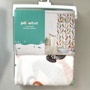 NEW Target Mermaid Pillowfort Bathroom Shower Curtain BN